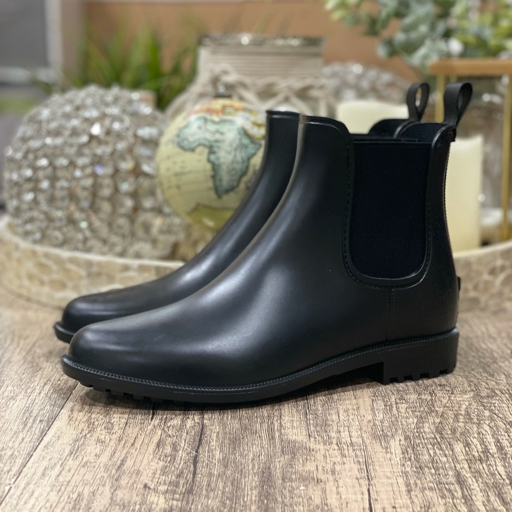 🆕 Women's Ankle Waterproof Chelsea Rain Boots - Picture 3 of 11
